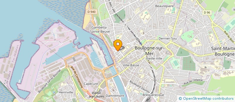 localisation de l'entreprise MONSIEUR LUC BOUCHER à BOULOGNE-SUR-MER