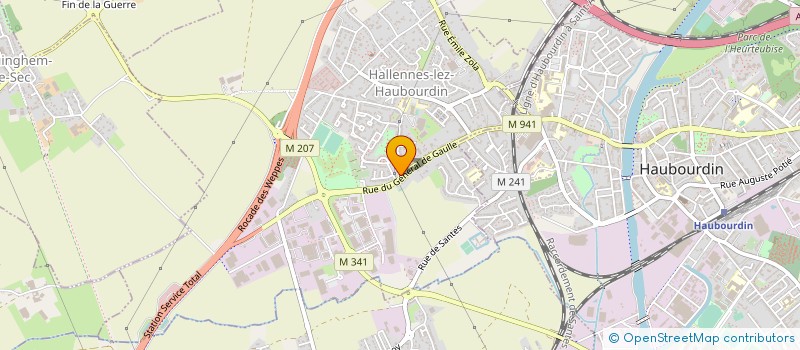 localisation de l'entreprise MONSIEUR LUC BOUCLY  HALLENNES-LEZ-HAUBOURDIN