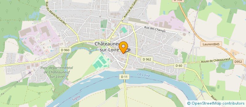 localisation de l'entreprise MONSIEUR LUC BOUDARD à CHATEAUNEUF-SUR-LOIRE