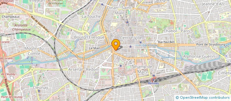 localisation de l'entreprise MONSIEUR LUC BOURGES  RENNES