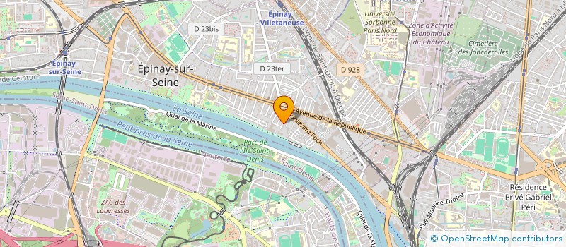 localisation de l'entreprise MONSIEUR LUC BOURGINE à EPINAY-SUR-SEINE