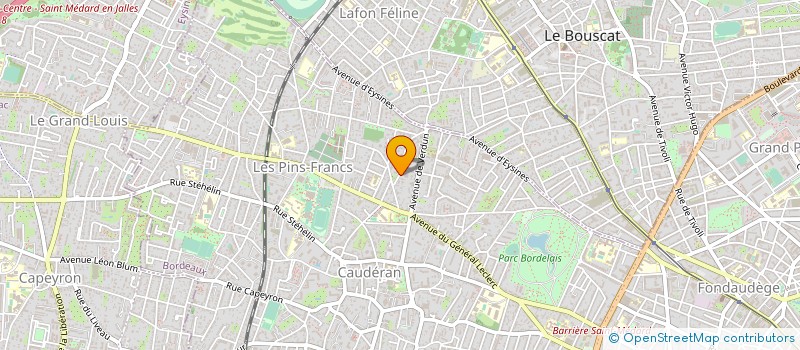 localisation de l'entreprise MONSIEUR LUC BOUROUX à BORDEAUX