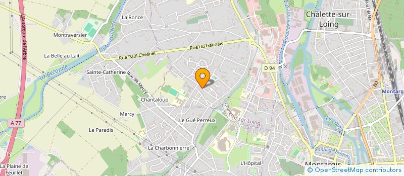 localisation de l'entreprise MONSIEUR LUC BOURQUIN à CHALETTE-SUR-LOING