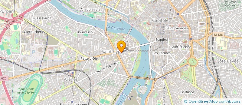localisation de l'entreprise MONSIEUR LUC BOUSQUET à TOULOUSE