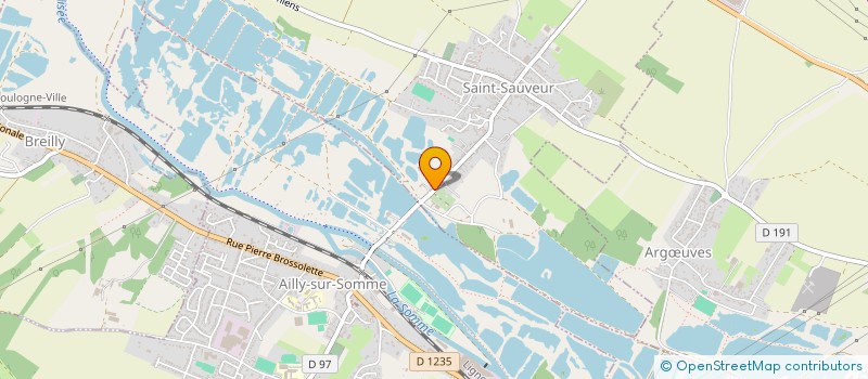 localisation de l'entreprise MONSIEUR LUC BRASIER  SAINT-SAUVEUR