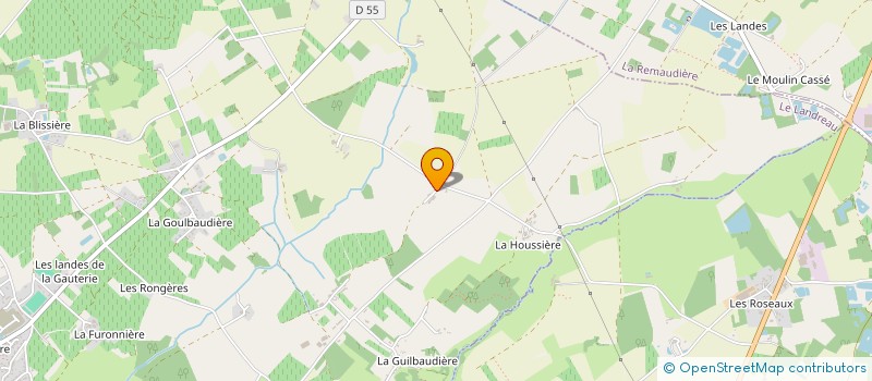 localisation de l'entreprise MONSIEUR LUC BRELET à LE LANDREAU