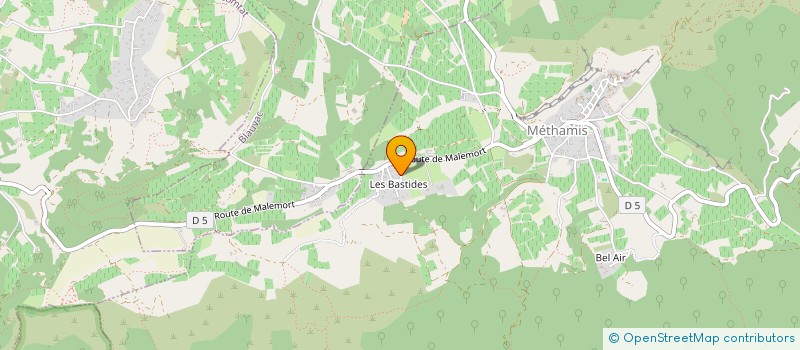 localisation de l'entreprise MONSIEUR LUC BRIANCON  METHAMIS