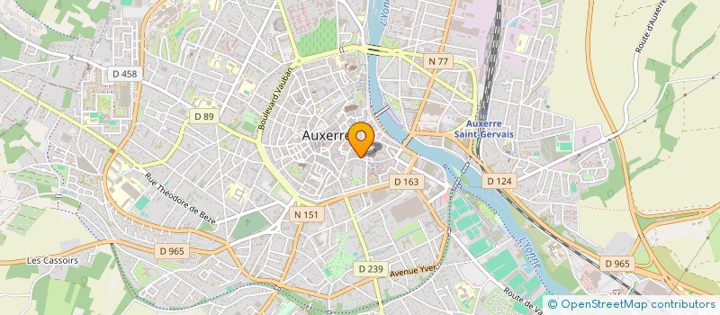 localisation de l'entreprise MONSIEUR LUC BRILOT à AUXERRE