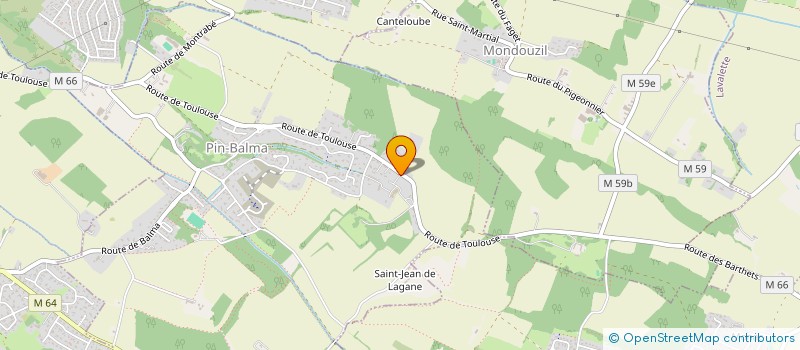 localisation de l'entreprise MONSIEUR LUC BRISSET  PIN-BALMA