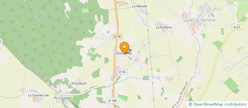 localisation de l'entreprise MONSIEUR LUC BROCHET à SAINT-ANDRE-DE-MESSEI
