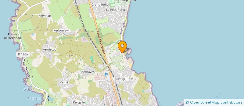 localisation de l'entreprise MONSIEUR LUC BROUCKAERT à QUIBERON