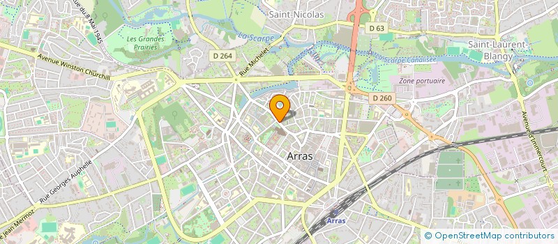 localisation de l'entreprise MONSIEUR LUC BRUET à ARRAS