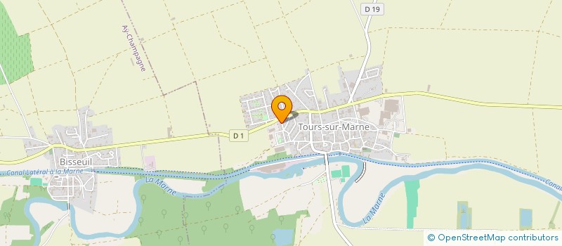 localisation de l'entreprise MONSIEUR LUC BRUGNIART  TOURS-SUR-MARNE