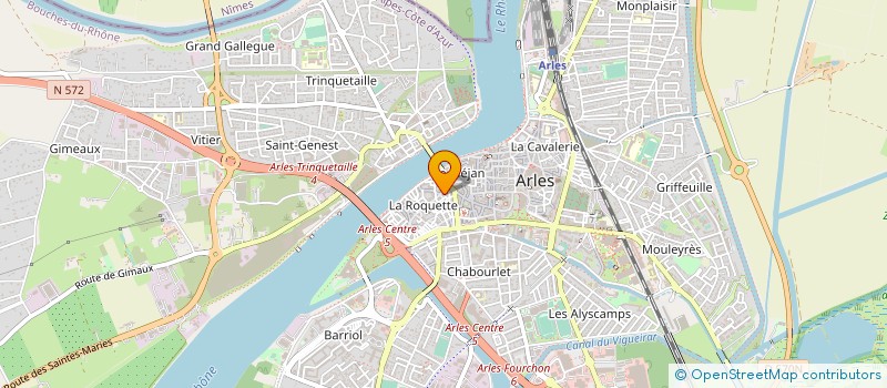 localisation de l'entreprise MONSIEUR LUC BRUN à ARLES