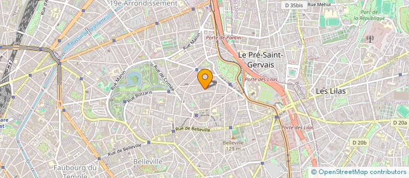 localisation de l'entreprise MONSIEUR LUC BRUNET  PARIS