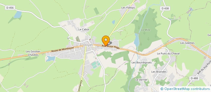 localisation de l'entreprise MONSIEUR LUC BRZUSTOWSKI à DOYET