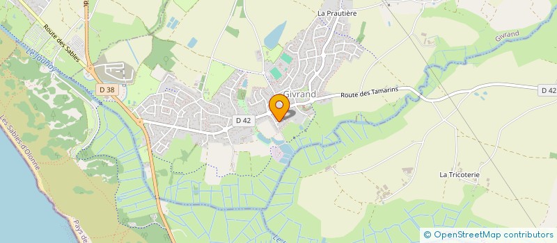 localisation de l'entreprise MONSIEUR LUC BURGARD  GIVRAND