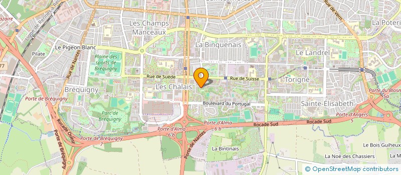 localisation de l'entreprise MONSIEUR LUC CADORET  RENNES