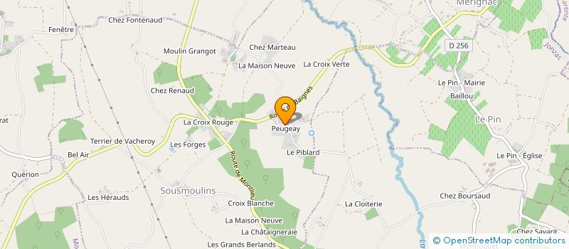 localisation de l'entreprise MONSIEUR LUC CARPIER à ROUFFIGNAC