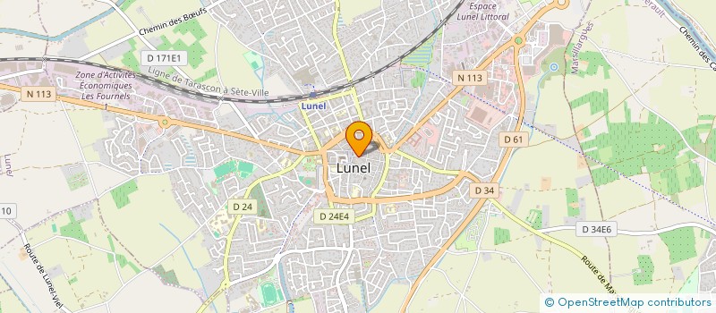 localisation de l'entreprise MONSIEUR LUC CASTANIE à LUNEL