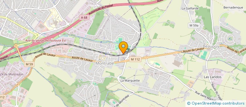 localisation de l'entreprise MONSIEUR LUC CAZELLES  MONTRABE