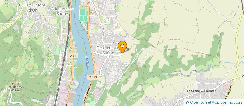 localisation de l'entreprise MONSIEUR LUC CHAMBON  FLEURIEU-SUR-SAONE