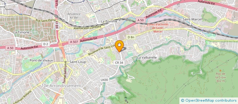 localisation de l'entreprise MONSIEUR LUC CHAMPAGNAC  MARSEILLE