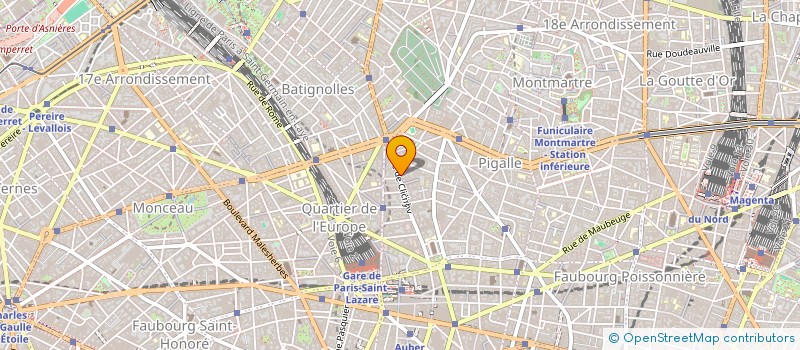 localisation de l'entreprise MONSIEUR LUC CHANSON  PARIS