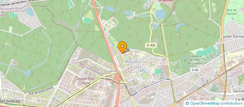 localisation de l'entreprise MONSIEUR LUC CHAPON  MEUDON