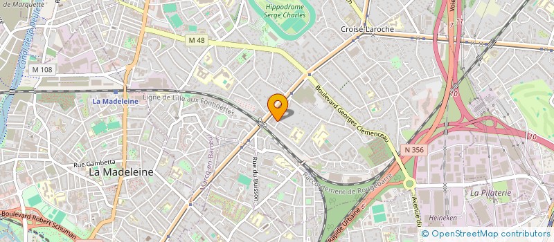 localisation de l'entreprise MONSIEUR LUC CHAROUPIS à MARCQ-EN-BARŒUL