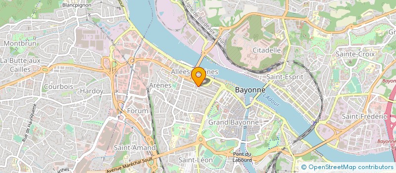 localisation de l'entreprise MONSIEUR LUC CHARTIER à BAYONNE