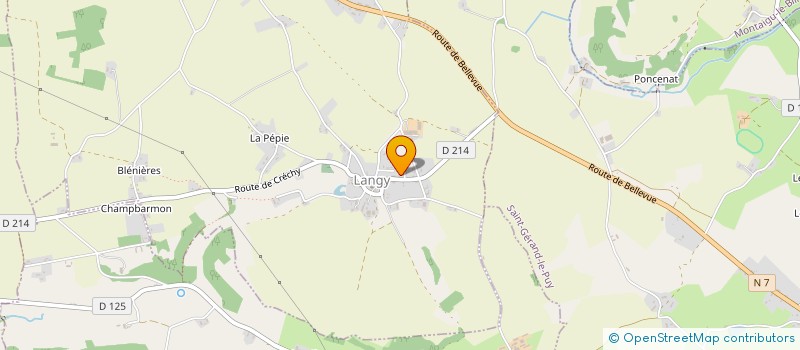 localisation de l'entreprise MONSIEUR LUC CHAUMONT à SANSSAT