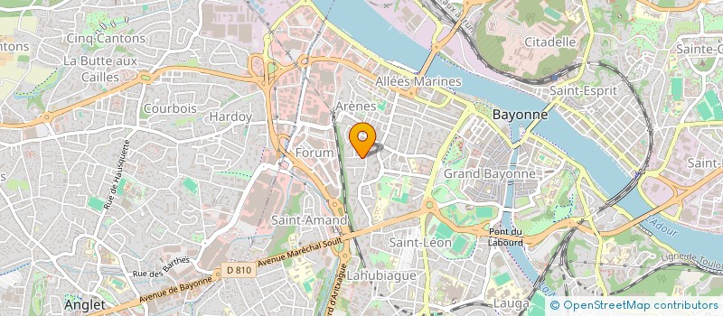 localisation de l'entreprise MONSIEUR LUC CHAUVEL  BAYONNE