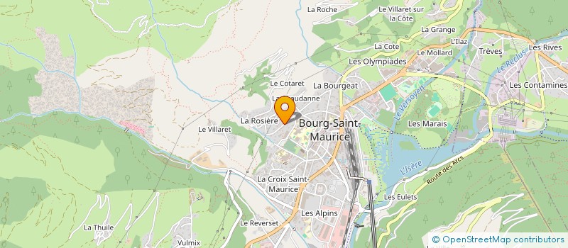 localisation de l'entreprise MONSIEUR LUC CHENEL à BOURG-SAINT-MAURICE