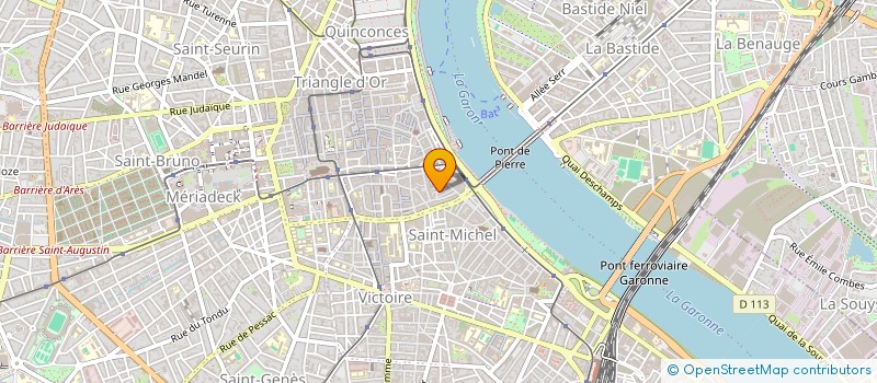 localisation de l'entreprise MONSIEUR LUC CHERY  BORDEAUX