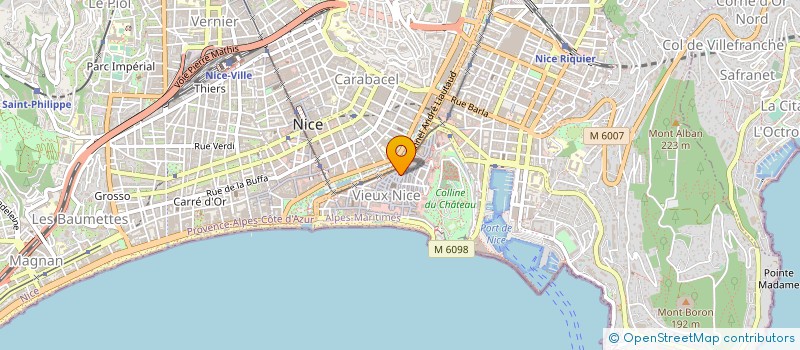 localisation de l'entreprise MONSIEUR LUC CHESNEL à NICE