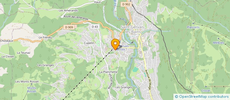 localisation de l'entreprise MONSIEUR LUC CHEVALET à SAINT-GERVAIS-LES-BAINS