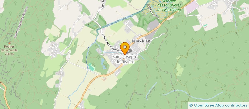 localisation de l'entreprise MONSIEUR LUC CIAPIN  SAINT-JOSEPH-DE-RIVIERE