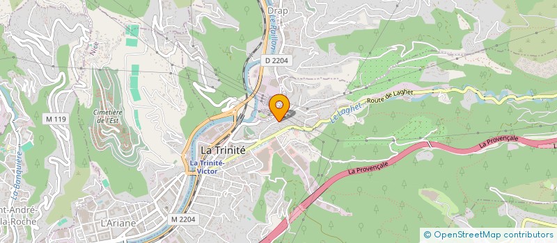 localisation de l'entreprise MONSIEUR LUC CLAPIER à LA TRINITE