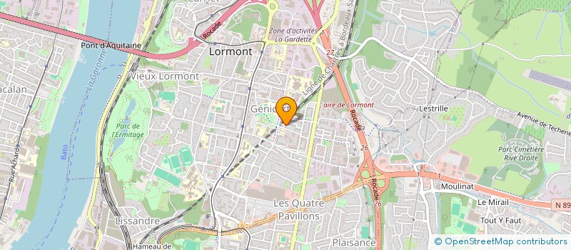 localisation de l'entreprise MONSIEUR LUC CLAUDE UYTTERSPROT  LORMONT