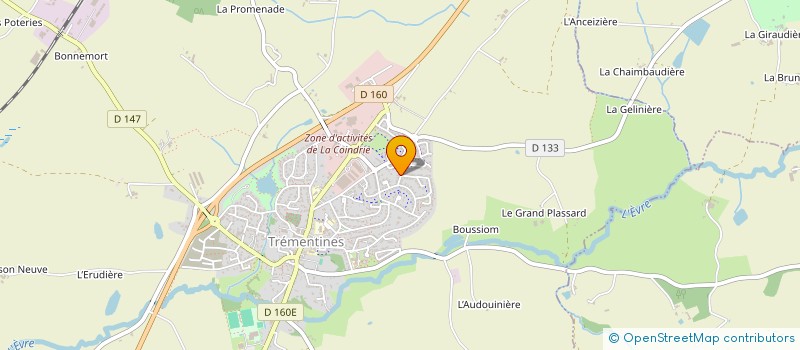 localisation de l'entreprise MONSIEUR LUC CLOCHARD  TREMENTINES