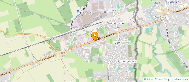 localisation de l'entreprise MONSIEUR LUC COLIGNON  QUIEVRECHAIN