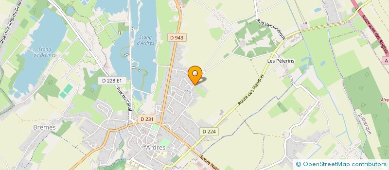 localisation de l'entreprise MONSIEUR LUC CONDETTE  ARDRES