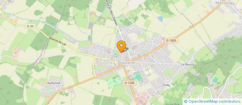 localisation de l'entreprise MONSIEUR LUC COTTAREL  DOUVAINE