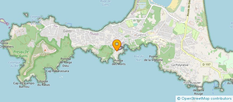 localisation de l'entreprise MONSIEUR LUC COUPEZ à HYERES