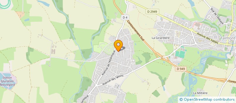 localisation de l'entreprise MONSIEUR LUC COUTON à TALMONT-SAINT-HILAIRE