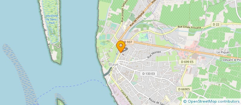 localisation de l'entreprise MONSIEUR LUC CRAMAREGEAS à BLAYE