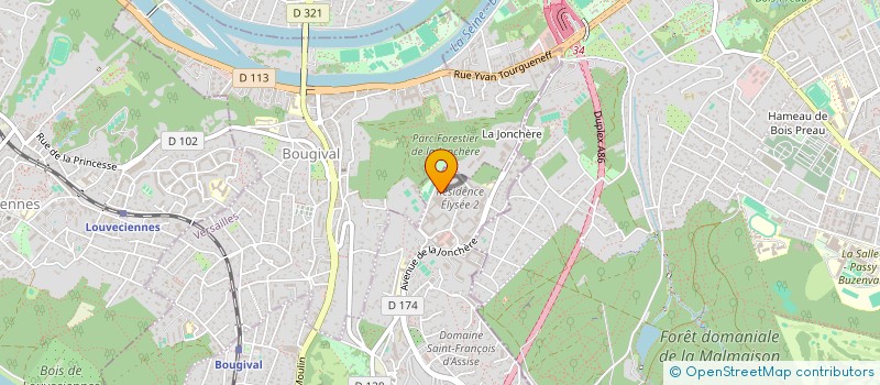 localisation de l'entreprise MONSIEUR LUC CREMADES  LA CELLE-SAINT-CLOUD