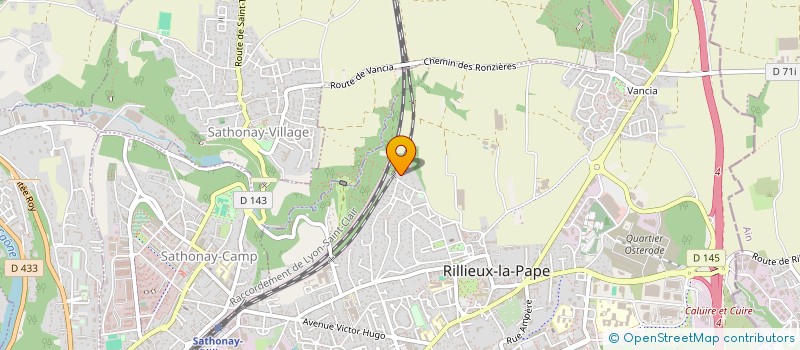localisation de l'entreprise MONSIEUR LUC CROS à RILLIEUX-LA-PAPE