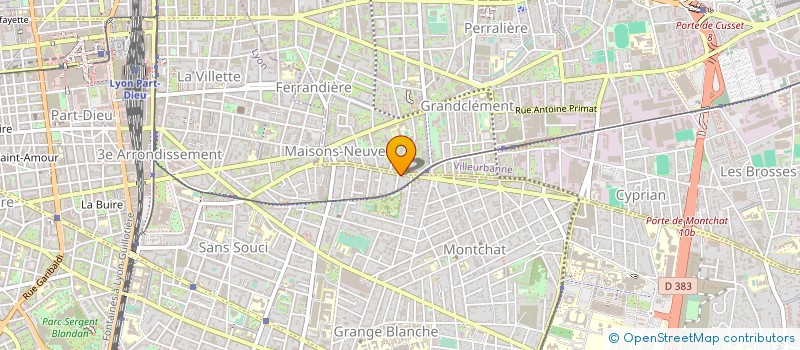 localisation de l'entreprise MONSIEUR LUC D'AT DE SAINT FOULC  LYON